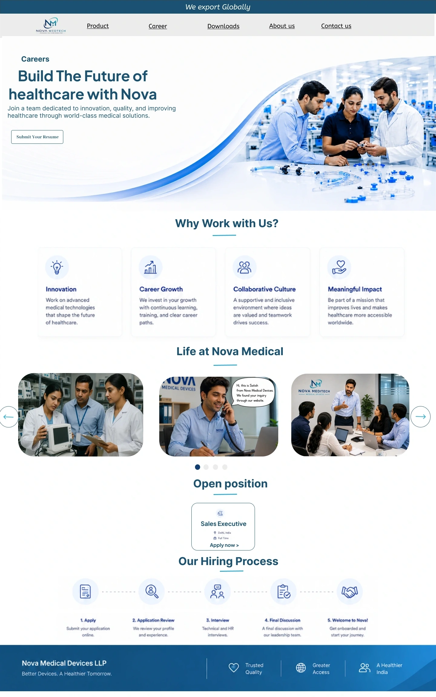 Careers at Nova Medtech